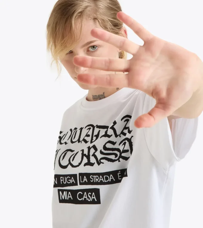 T-Shirt Ss Squadra Di Corsa Squadra di Corsa T-Shirt – Recycelte Baumwolle – Unisex