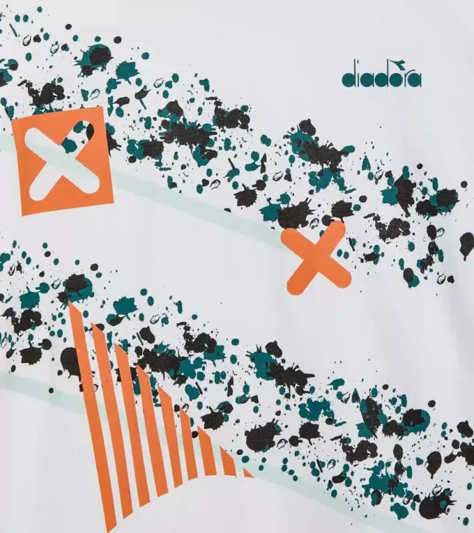 T-Shirt Ss Tennis 90 T-Shirt im Stil der 90er Jahre – Made in Italy