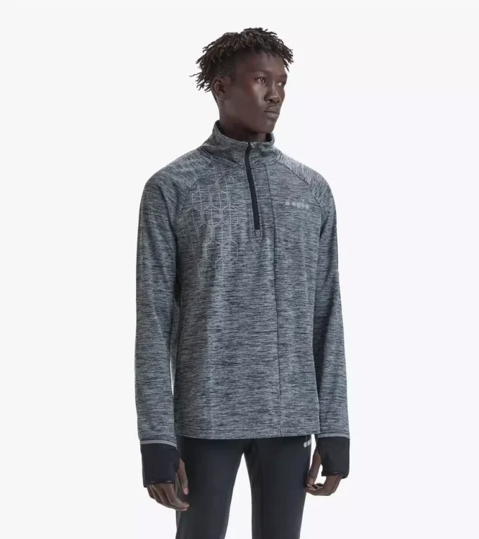 Warm Up Winter Sweat Be One 1/2 Zip-Laufshirt